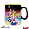 Mug - Thermo-réactif - Sailor Moon - Groupe