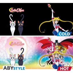 Mug - Thermo-réactif - Sailor Moon - Groupe