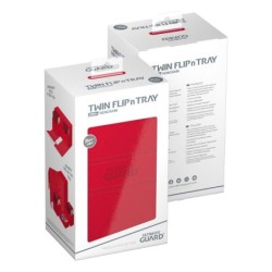 Boîte pour cartes - Twin Flip´n´Tray 200+ - Rouge - XenoSkin