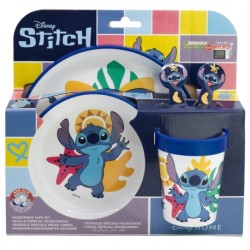 Set de vaisselle - Antidérapant - Lilo & Stitch - Stitch