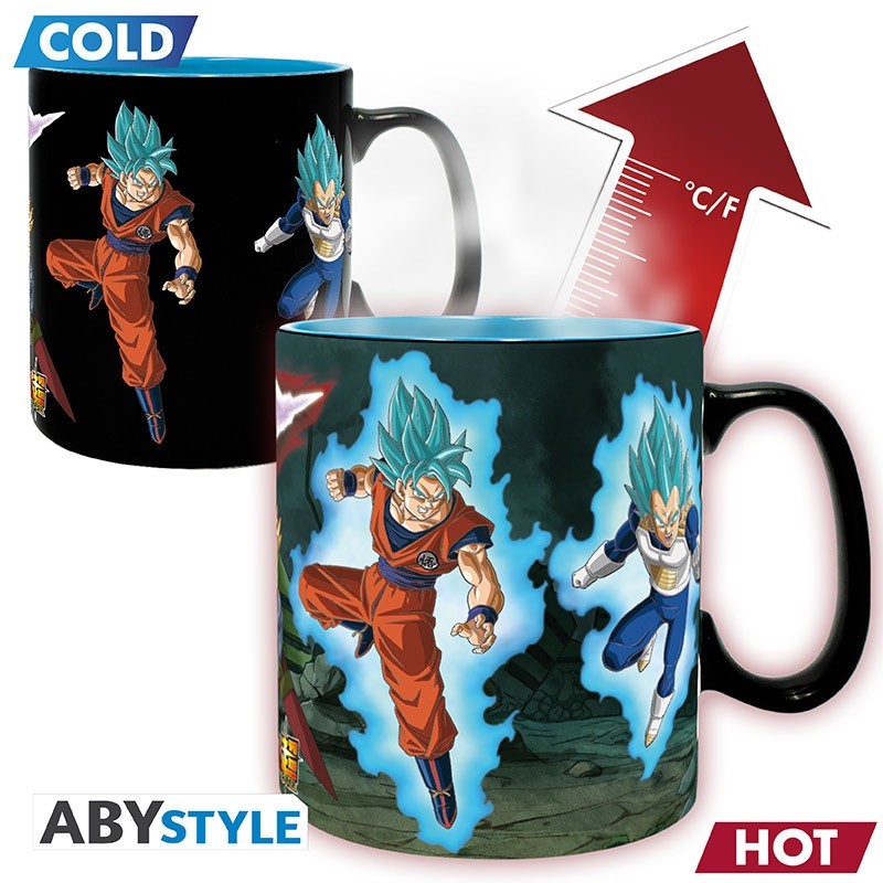 Mug - Thermo-réactif - Dragon Ball - Saiyans vs Black
