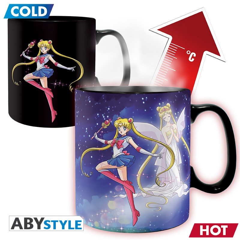 Mug - Thermo-réactif - Sailor Moon - Sailor & Chibi