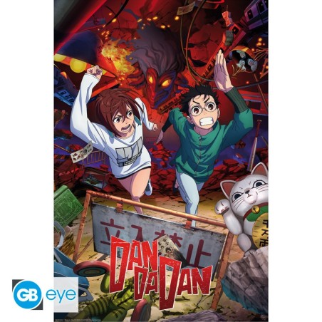 Poster - Rolled and shrink-wrapped - Dan Da Dan - Momo & Okarun