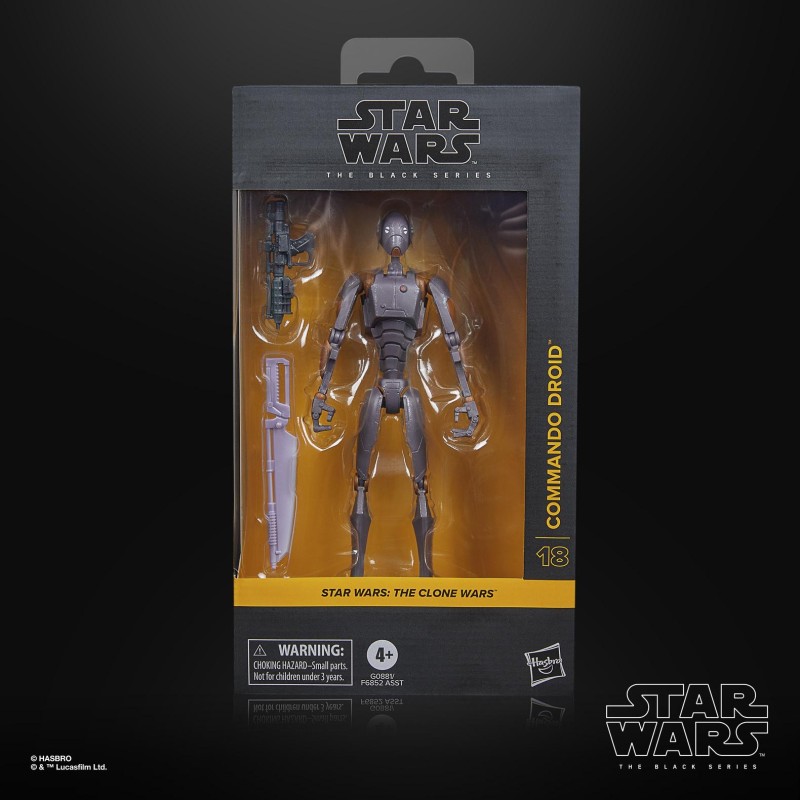 Figurine articulée - The Black Series - Star Wars - Droïde Commando
