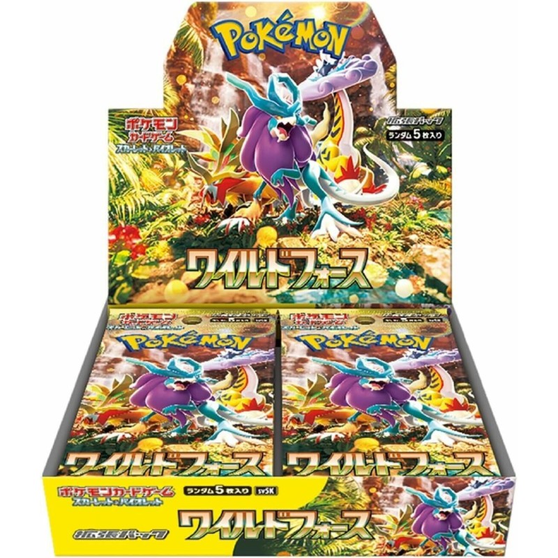 Cartes (JCC) - Pokemon - Booster Display - Wild Force - Scarlet & Violet - SV5K