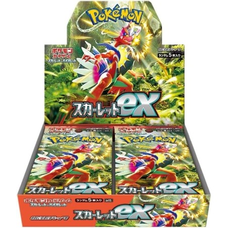 Trading Cards - Pokemon - Scarlet EX - Scarlet & Violet - 30 boosters Display