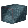 Deck Box - Magic The Gathering - SideWinder 100+ - Seigaiha (Dark Blue / Dark Red)