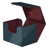 Deck Box - Magic The Gathering - SideWinder 100+ - Seigaiha (Dark Blue / Dark Red)