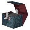 Deck Box - Magic The Gathering - SideWinder 100+ - Seigaiha (Dark Blue / Dark Red)
