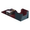 Boîte pour cartes - Magic The Gathering - SideWinder 100+ - Seigaiha (Bleu Foncé / Rouge Foncé)