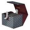 Boîte pour cartes - Magic The Gathering - SideWinder 100+ - Shippou (Bleu / Rouge Foncé)