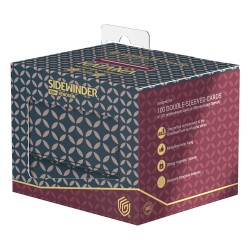 Boîte pour cartes - Magic The Gathering - SideWinder 100+ - Shippou (Bleu / Rouge Foncé)