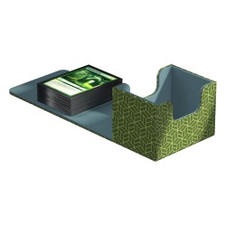 Boîte pour cartes - Magic The Gathering - SideWinder 100+ - Ajiro (Vert / Bleu clair)