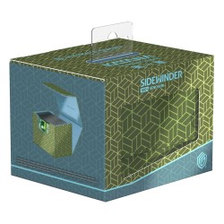 Deck Box - Magic The Gathering - SideWinder 100+ - Ajiro (Green / Light Blue)