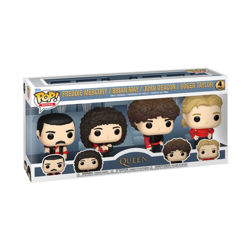 POP - Pack de 4 - Rocks - Queen - Radio Gaga