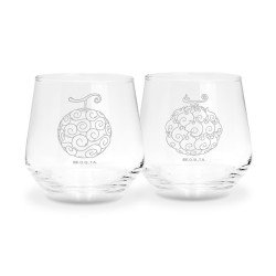 Glass - Set of 2 - One Piece - Devil Fruit