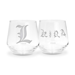 Glass - Set of 2 - Death Note - Kira & L