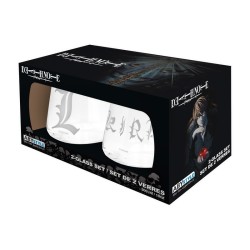 Glass - Set of 2 - Death Note - Kira & L