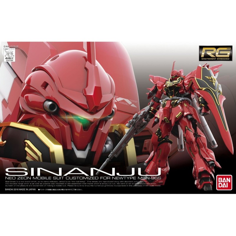 Model - Real Grade - Gundam - MSN-06S Sinanju