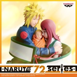 Static Figure - Naruto 72 series - Naruto - Minato, Naruto & Kushina