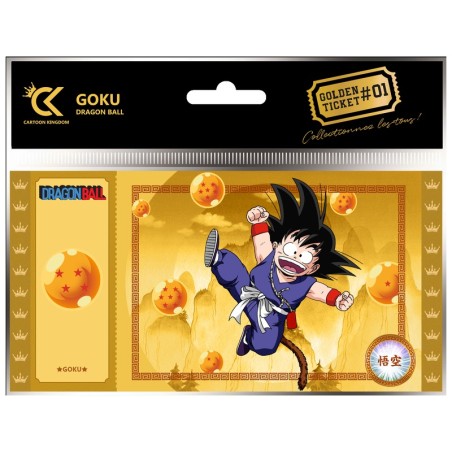 Collector Ticket - Golden Tickets Black Edition - Dragon Ball - Son Goku