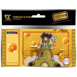 Ticket de collection - Golden Tickets Black Edition - Dragon Ball - Yamcha & Puar