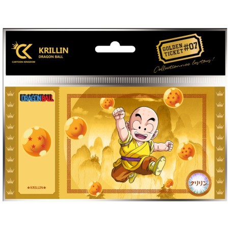 Collector Ticket - Golden Tickets Black Edition - Dragon Ball - Krillin
