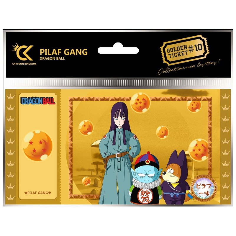 Ticket de collection - Golden Tickets Black Edition - Dragon Ball - Gang de Pilaf