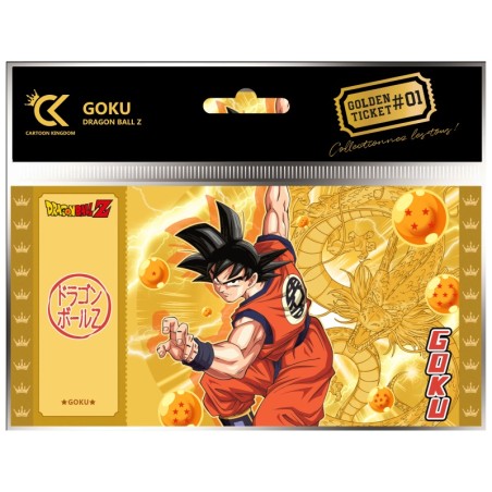 Collector Ticket - Golden Tickets Black Edition - Dragon Ball - Son Goku