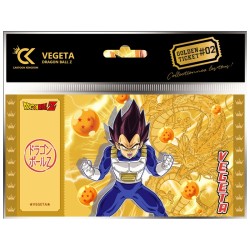 Ticket de collection - Golden Tickets Black Edition - Dragon Ball - Vegeta