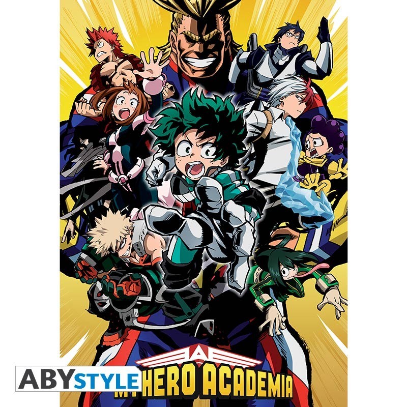 Poster - Roulé et filmé - My Hero Academia - Groupe