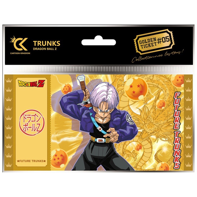 Collector Ticket - Golden Tickets Black Edition - Dragon Ball - Trunks