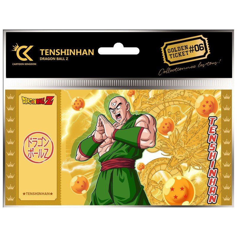 Collector Ticket - Golden Tickets Black Edition - Dragon Ball - Tenshinhan