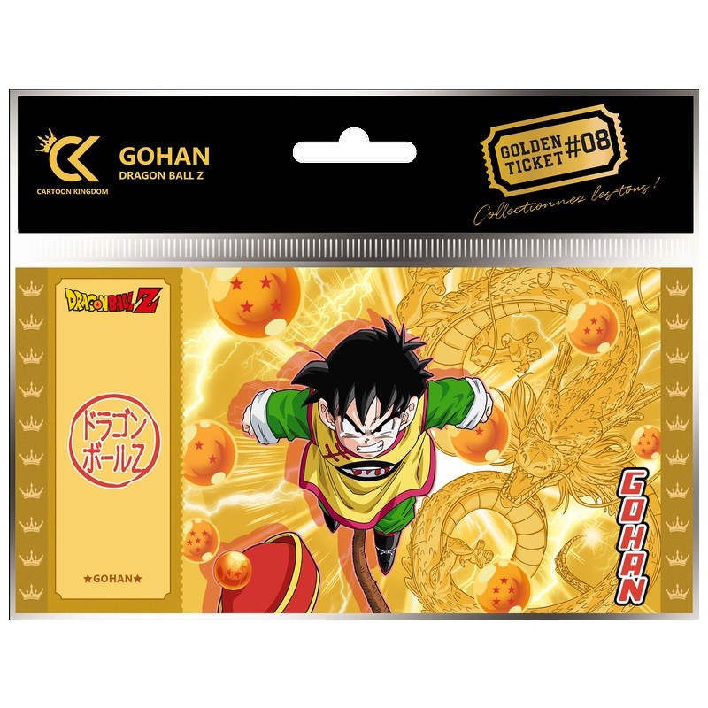Ticket de collection - Golden Tickets Black Edition - Dragon Ball - Son Gohan 