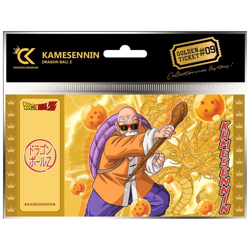 Collector Ticket - Golden Tickets Black Edition - Dragon Ball - Master Roshi