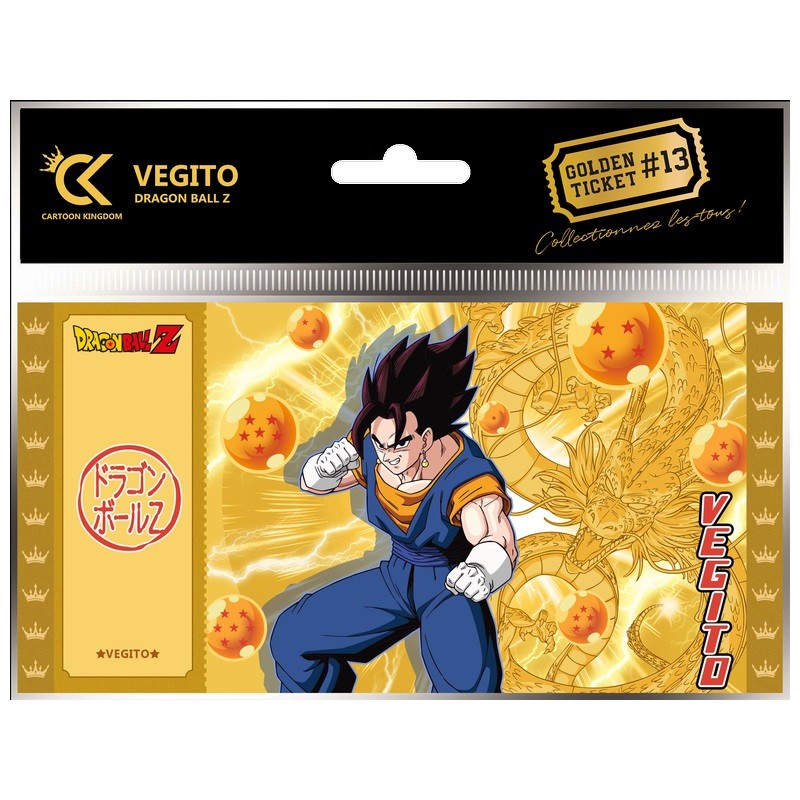 Collector Ticket - Golden Tickets Black Edition - Dragon Ball - Vegito