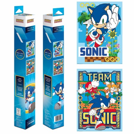 Poster - Set of 2 - Sonic the Hedgehog - Sonic, the Hedgehog