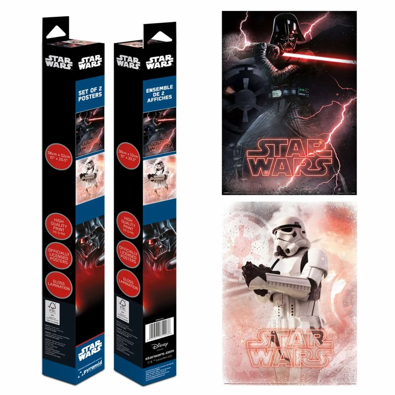 Poster - Set of 2 - Star Wars - Vador & Strooper