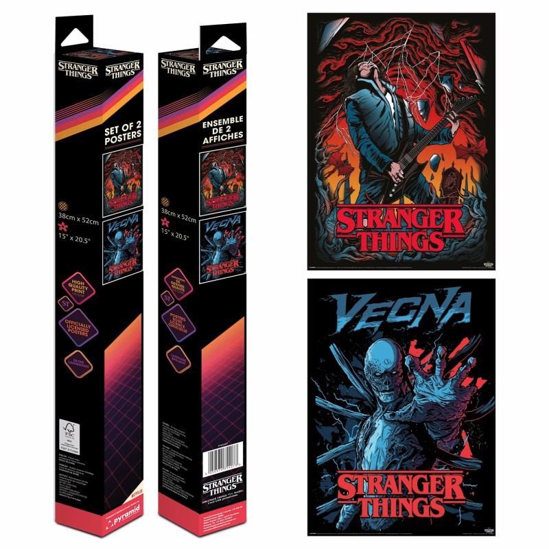 Poster - Pack de 2 - Stranger Things - Comics