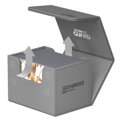 Deck Box - SideWinder 100+ - XenoSkin Monocolor - Grey