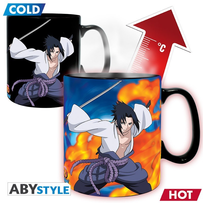 Mug - Thermo-réactif - Naruto - Naruto & Sasuke