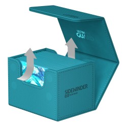 Deck Box - SideWinder 100+ - XenoSkin - Petrol Blue