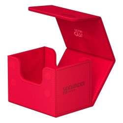 Deck Box - SideWinder 100+ - XenoSkin Monocolor - Red