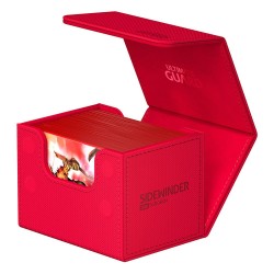 Boîte pour cartes - SideWinder 100+ - XenoSkin Monocolor - Rouge