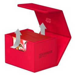 Deck Box - SideWinder 100+ - XenoSkin Monocolor - Red