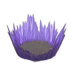  - Figure Rise - Ground and Violet Aura