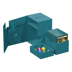 Boîte pour cartes - Flip´n´Tray 133+ - XenoSkin - Bleu Pétrole