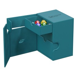 Boîte pour cartes - Flip´n´Tray 133+ - XenoSkin - Bleu Pétrole