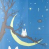 Curtains - My Neighbor Totoro - Winter sky