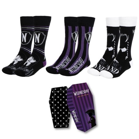 Chaussettes - Mercredi - Mercredi Addams